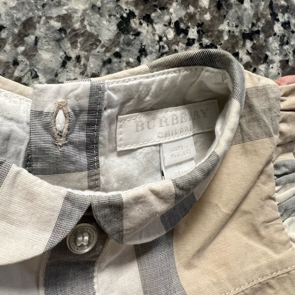 Baby Girl Authentic Burberry Dress - 6M - Picture 2 of 3